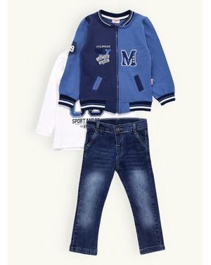 Detská rifľová súprava modrá