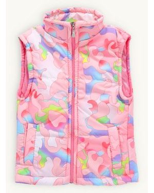 Detská prešívaná vesta MASKÁČ ružová