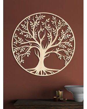 Drevený strom života FLOWER