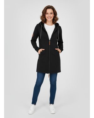 Dlouhá dámská černá mikina