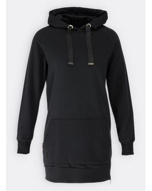 Dámska dlhá mikina čierna