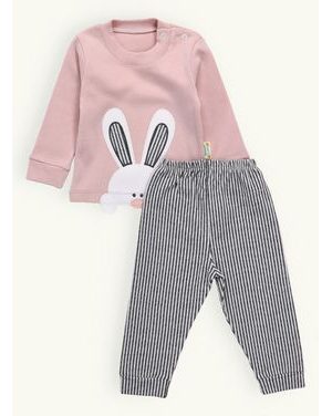 Detská súprava UŠATÝ ZAJKO marhuľová