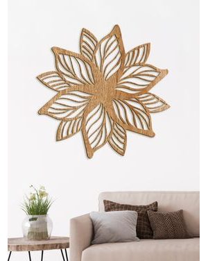 Luxusná drevená mandala Kvet života