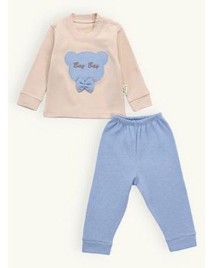 Dojčenská súprava MACÍK svetlomodrá