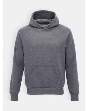 Pánská mikina s kapucí a klokaní kapsou grafitová