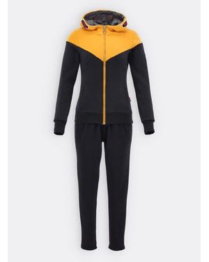 Tepláková súprava čierna/žltá