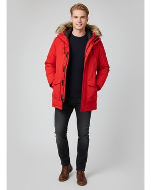 Pánska zimná bunda červená