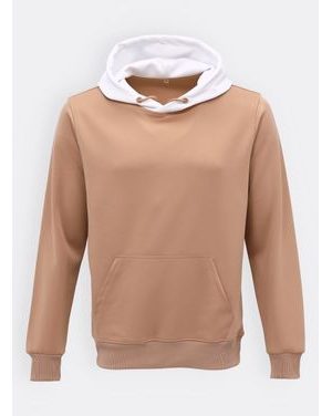 Pánska mikina s kapucňou béžová