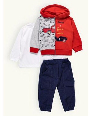 Dětská tepláková souprava TAXI červená