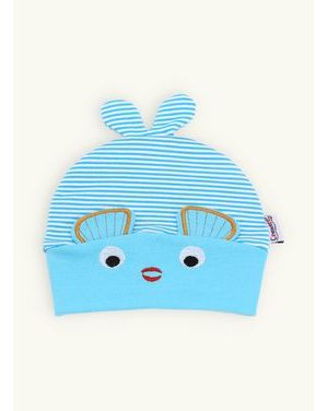 Dětská čepice RYBKA tyrkysová