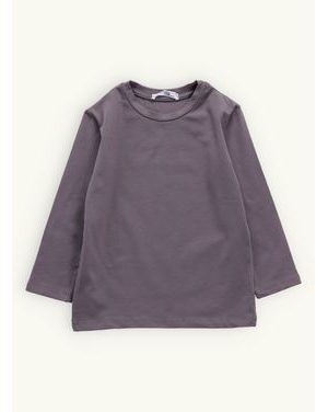 Detské tričko bez potlače sivé