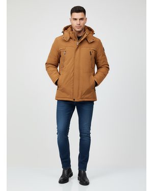 Pánska zimná bunda kamelová