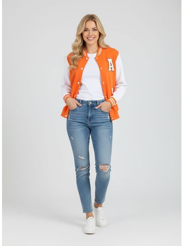 Dámská sportovní mikina oranžová