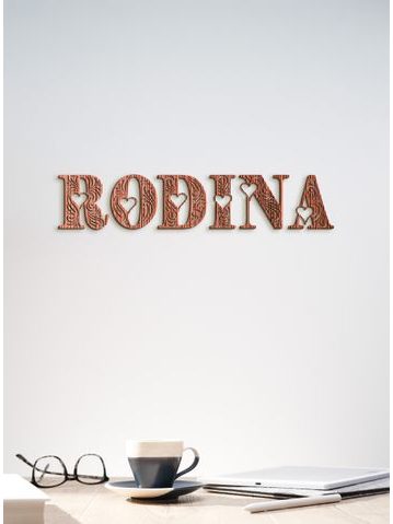 Drevený nápis RODINA