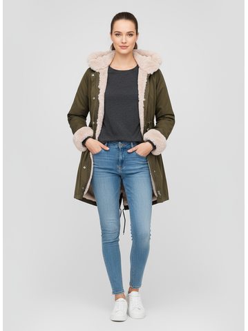 Dámská zimní bunda khaki