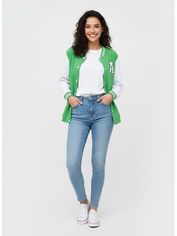 Dámska športová mikina zelená