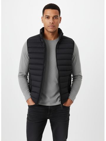 Pánská prošívaná vesta černá