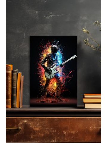 Obraz na stenu gitarista - abstrakt