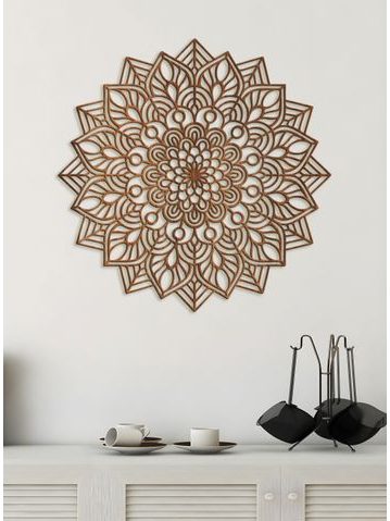 Drevená mandala LYSA