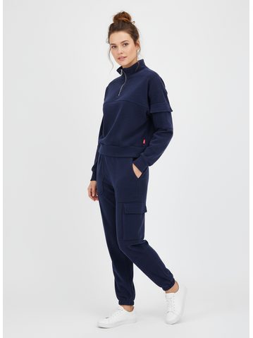 Dámská tepláková souprava tmavě modrá
