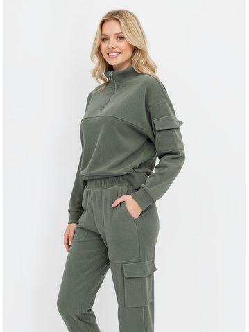 Dámská tepláková souprava pistáciová