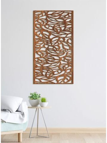 Dřevěný obrázek 3D BOHO