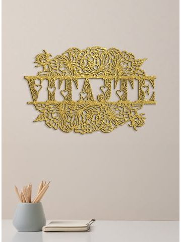 Drevený nápis "VITAJTE"