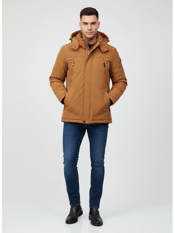 Pánska zimná bunda kamelová