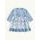 Detské elegantné šaty KVETINKA svetlomodré