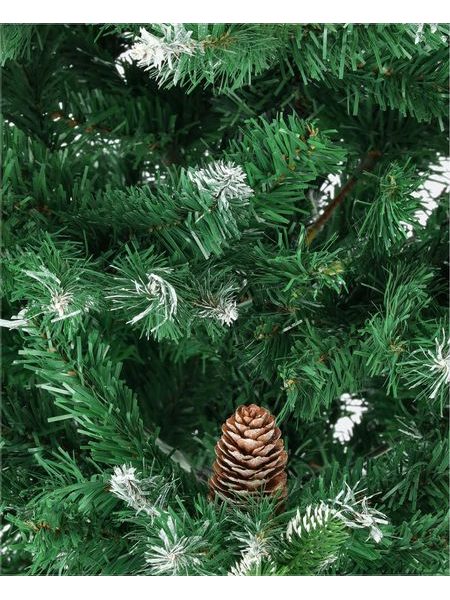 Umelý vianočný stromček Borovica Strieborná so šiškami