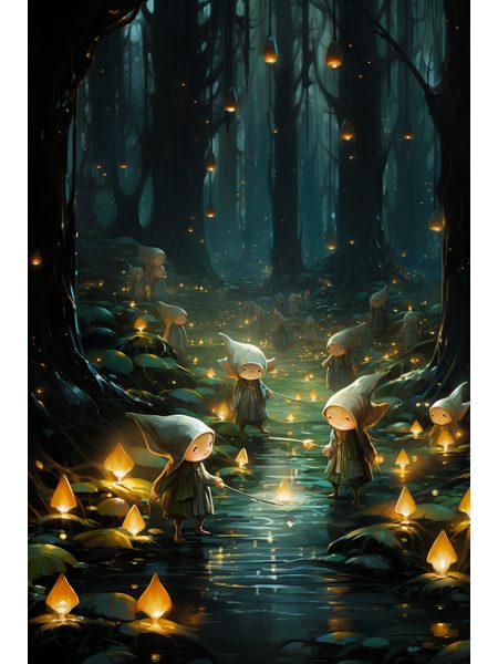 Tajomná noc škriatkov pri vode