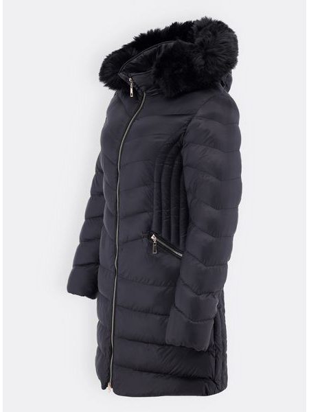 Dámska prešívaná bunda čierna