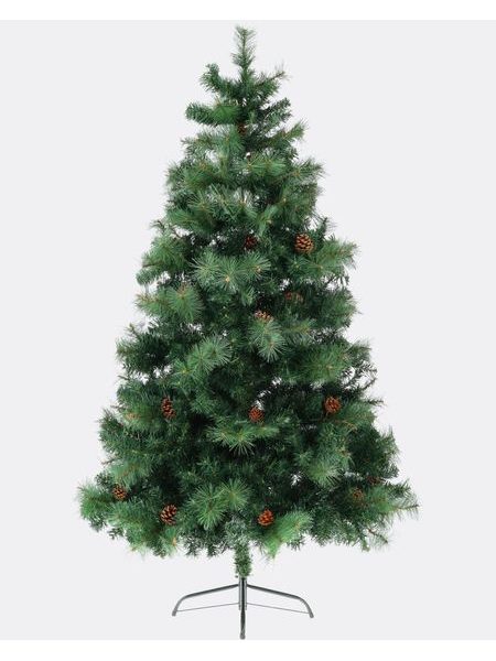 Umelý vianočný stromček Smrek Nórsky so šiškami