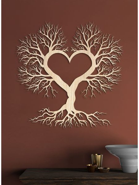 Drevený Strom života a lásky