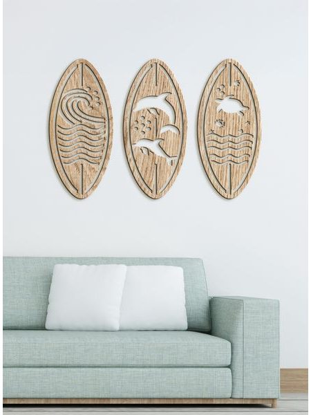 Trojdielny obraz na stenu SEA