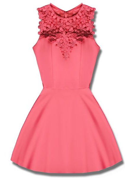Elegantní dámské šaty růžové