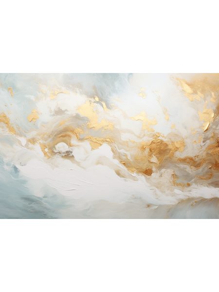 Zlatý obraz na stenu abstrakt