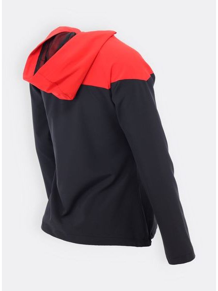 Dámská joggingová bunda černo-červená