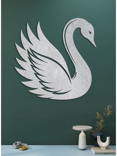 Dřevěný obraz Elegantní labuť