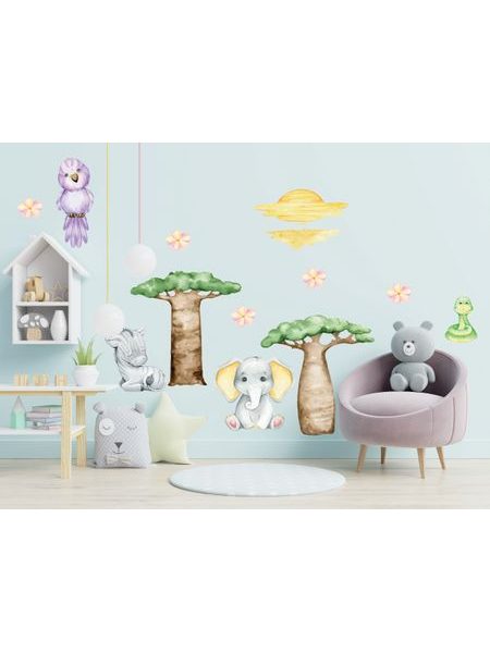 Západ slnka na safari