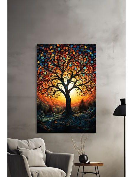 Obraz na stenu žiarivý strom