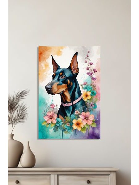 Obraz na stenu maľovaný pes