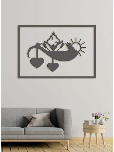 Drevený obraz na stenu Západ slnka