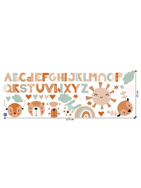 Veselá abeceda s indiánským motivem