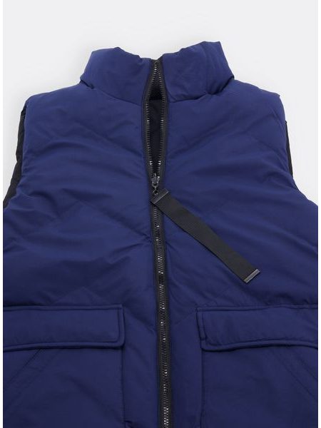 Dámska obojstranná vesta tmavomodrá