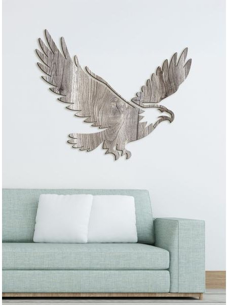 Dřevěná dekorace Orel