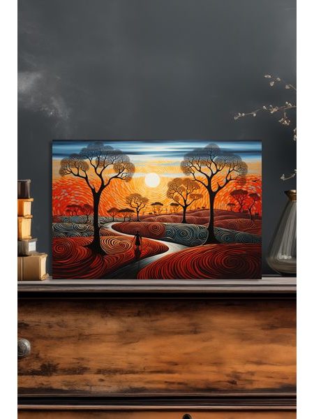 Obraz na stenu - Africká savana - západ slnka