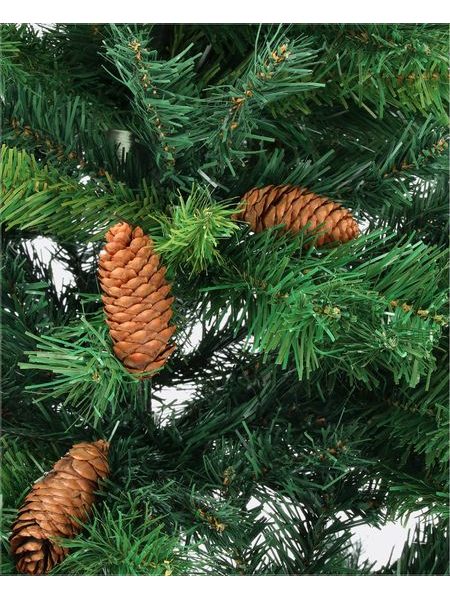 Umelý vianočný stromček Smrek Karpatský so šiškami