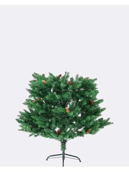 Umelý vianočný stromček Smrek Elegant so šiškami