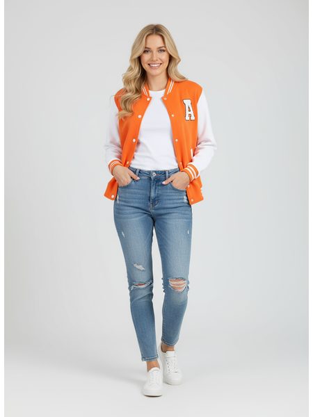 Dámska športová mikina oranžová